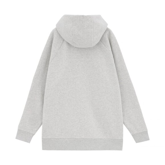 Vuori Restore Oversized Full Zip Hoodie Pale Grey Heather Medium - Picture 4 of 12